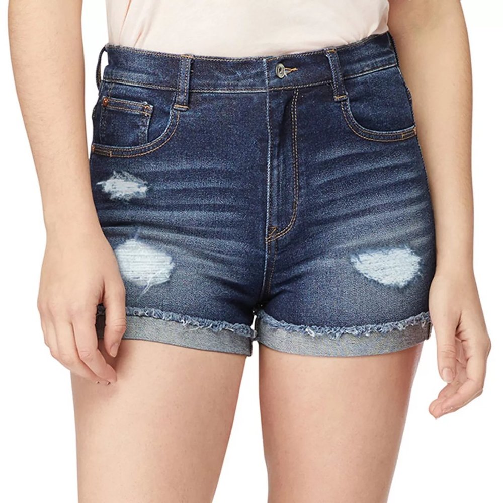 Juniors' WallFlower Insta Vintage Stellar Hi-Rise Shorts